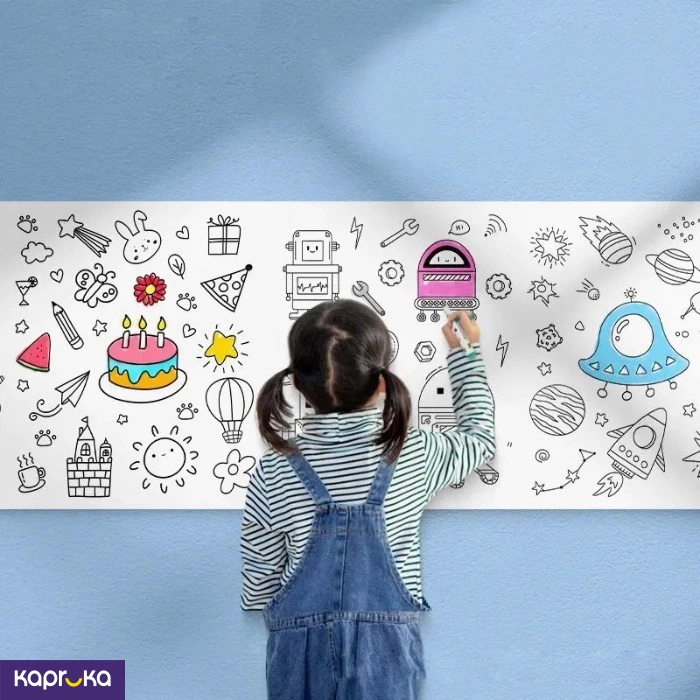 Kids Educational Drawing Paper Roll 30 Cm X 300 Cm