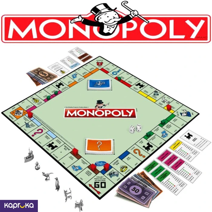 Monopoly Board Game Classic Game With Storage Tray And Token