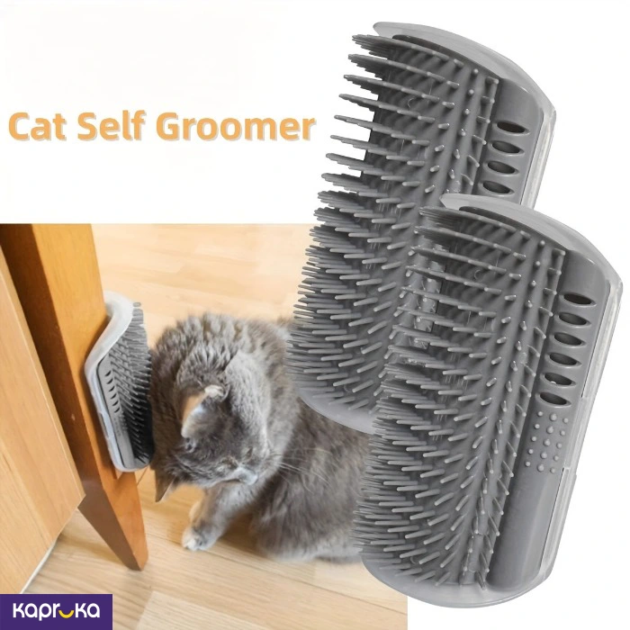 Cat Dog Pet Self Groomer Wall Corner Massage Comb Grooming Tool