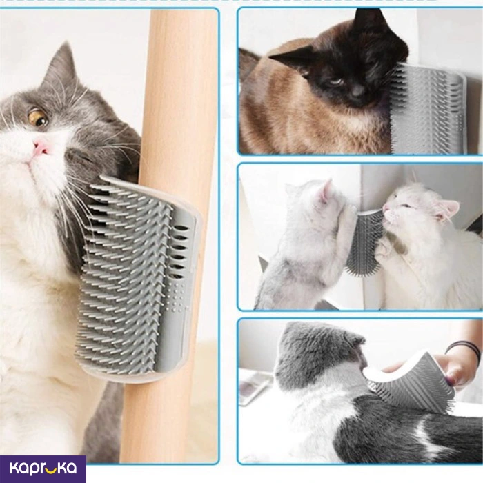 Cat Dog Pet Self Groomer Wall Corner Massage Comb Grooming Tool