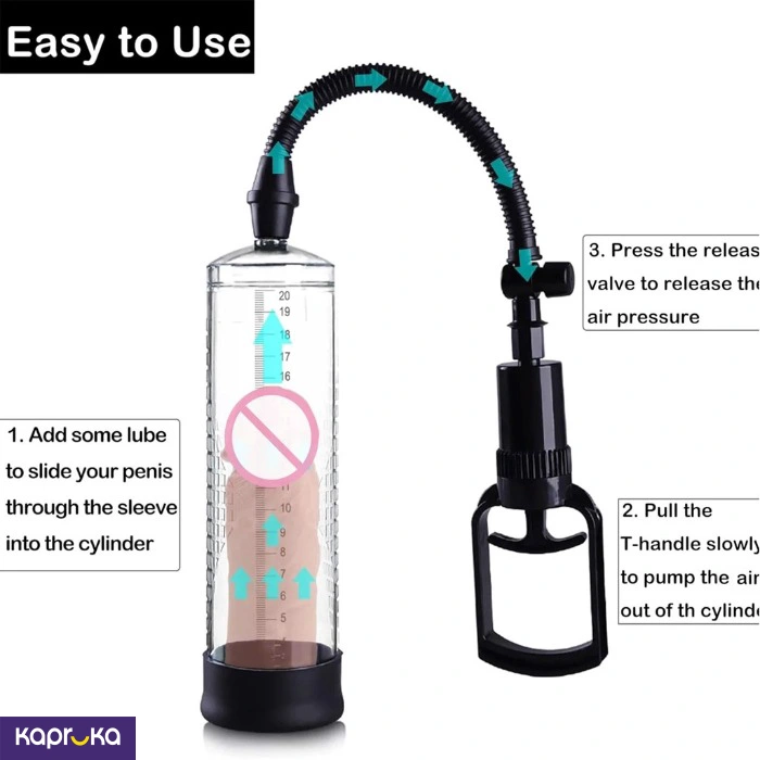 Penis Enlargement Pump Penis Extender Vacuum Pump Penis Enhancer Sex Toys For Men