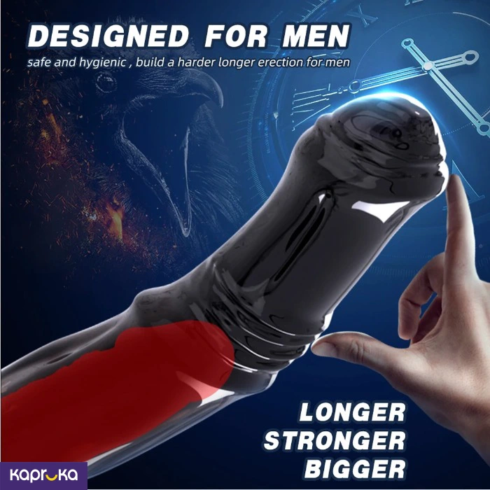 Penis Extender Sleeve Horse Reusable Condom Sleeve Sex Toys For Men