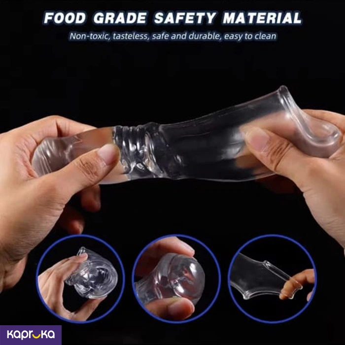 Penis Extender Sleeve Horse Reusable Condom Sleeve Sex Toys For Men