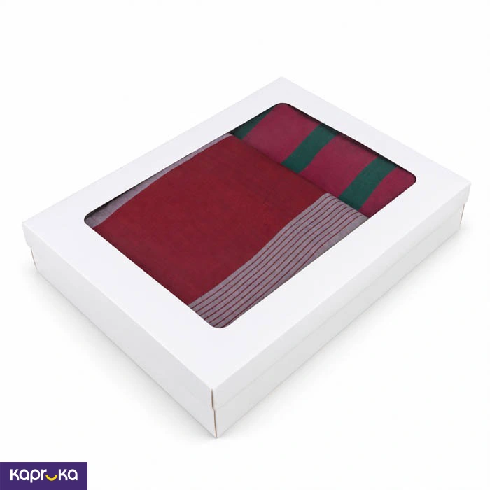 Crimson Red Sarong Duo