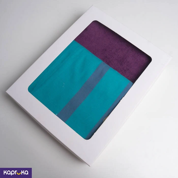Purple Towel With Matching Sarong
