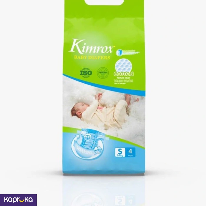 Kimrox Baby Diapers Small 4 Pcs 3 Kg To 8 Kg