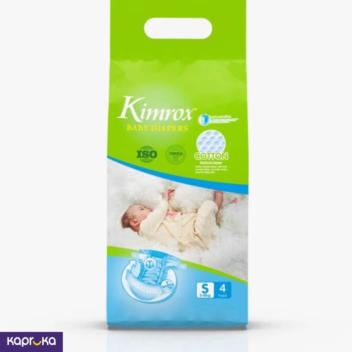 Kimrox Baby Diapers Small 4 Pcs 3 Kg To 8 Kg
