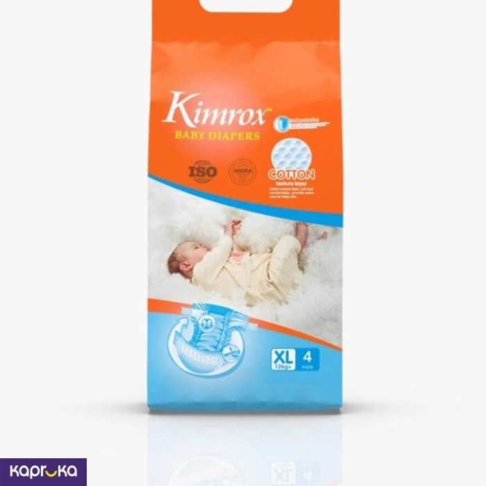Kimrox Baby Diapers Xl 4 Pcs 12 Kg Above