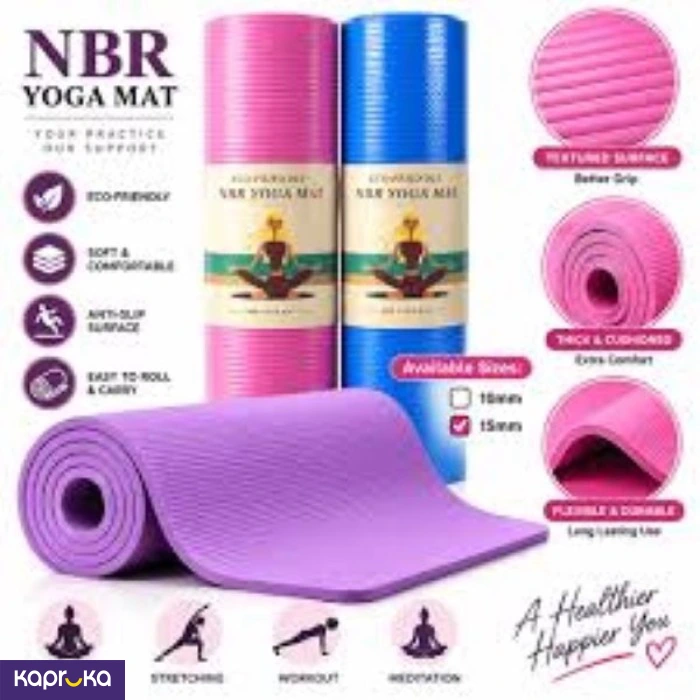 Yoga Mat 15 Mm Anti Slip Pd