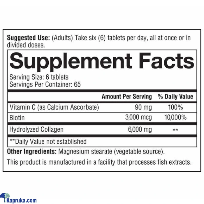 Vitamins and Supplements ef_pc_phar0v1391p00009 in Sri Lanka