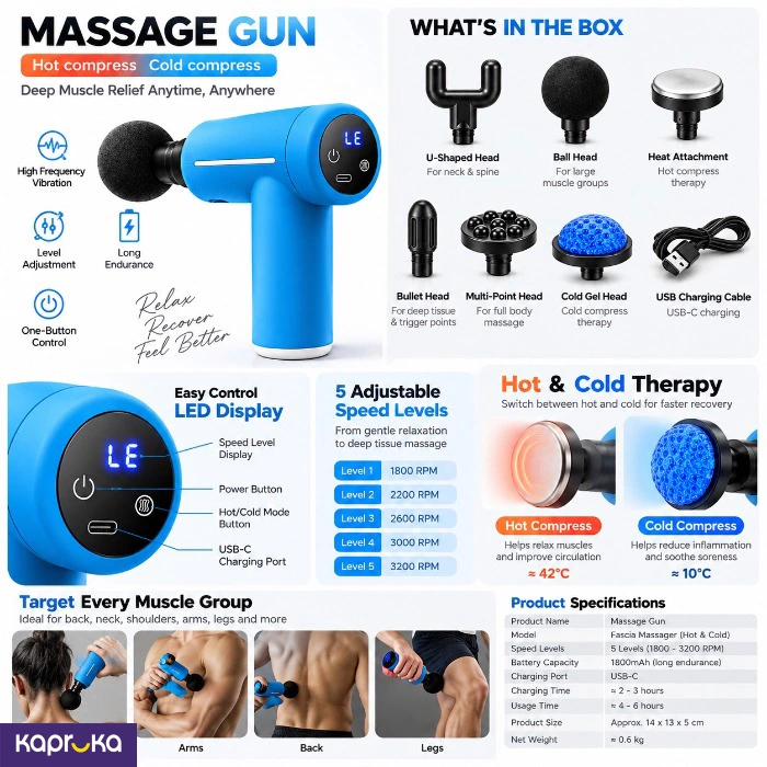 Electric Handheld Massage Gun Advance