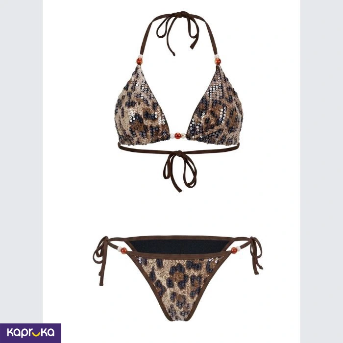 Vela Python Sequin Bling Bikini