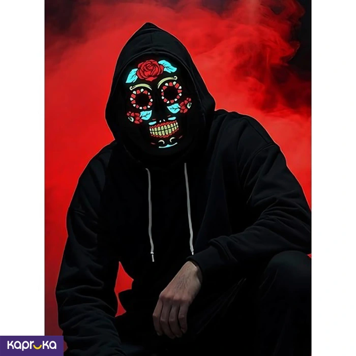 LED Skully Boo Mask Flower Boo For Halloween