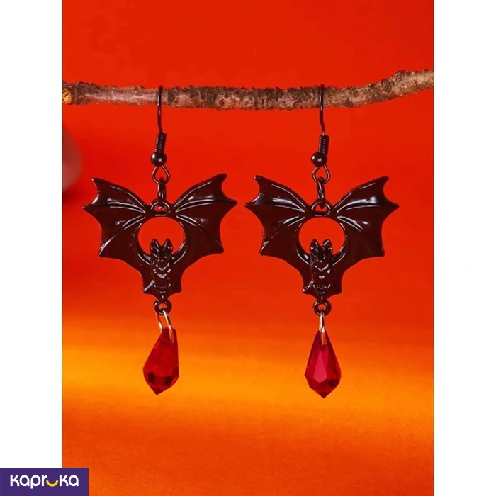Vamp Kiss Earrings For Halloween