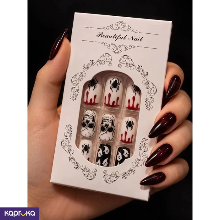 Diva Press On Nails Halloween Edition Scary Boo
