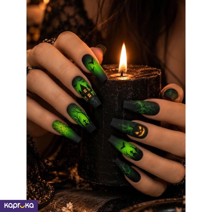 Diva Press On Nails Halloween Edition Toxic Cutie