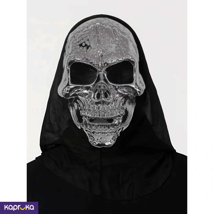 Bling Bling Boo Skull Mask Silver For Halloween