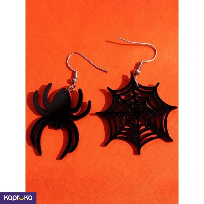 Miss Web Earrings For Halloween