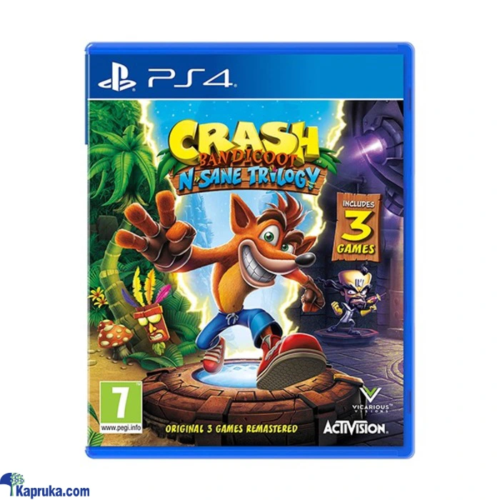 PS4 Game Crash Bandicoot N Sane Trilogy