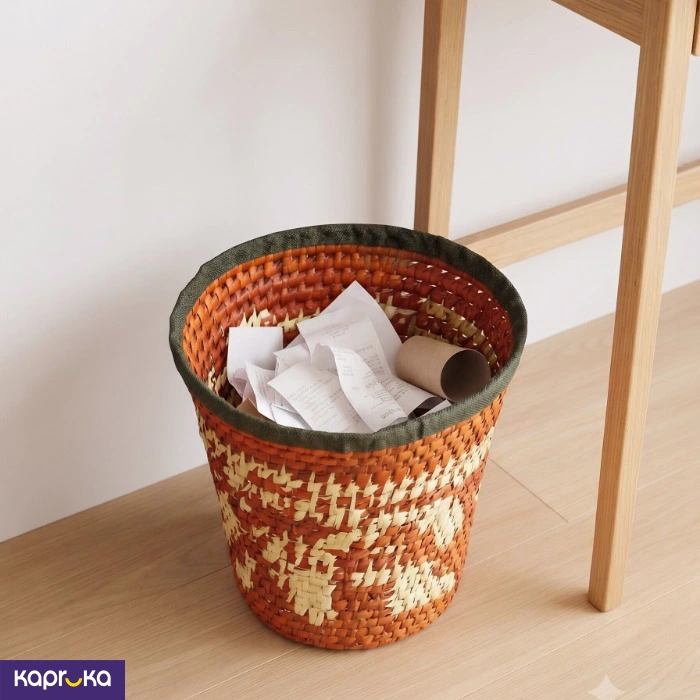 Palmyra Leaf Multi Purpose Bin And Plant Pot Cover