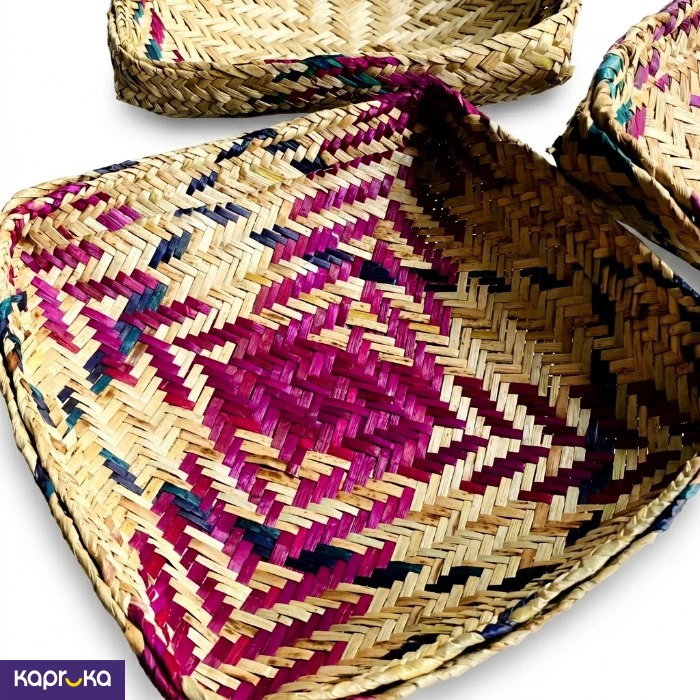 Pan Wattiya Reed Basket
