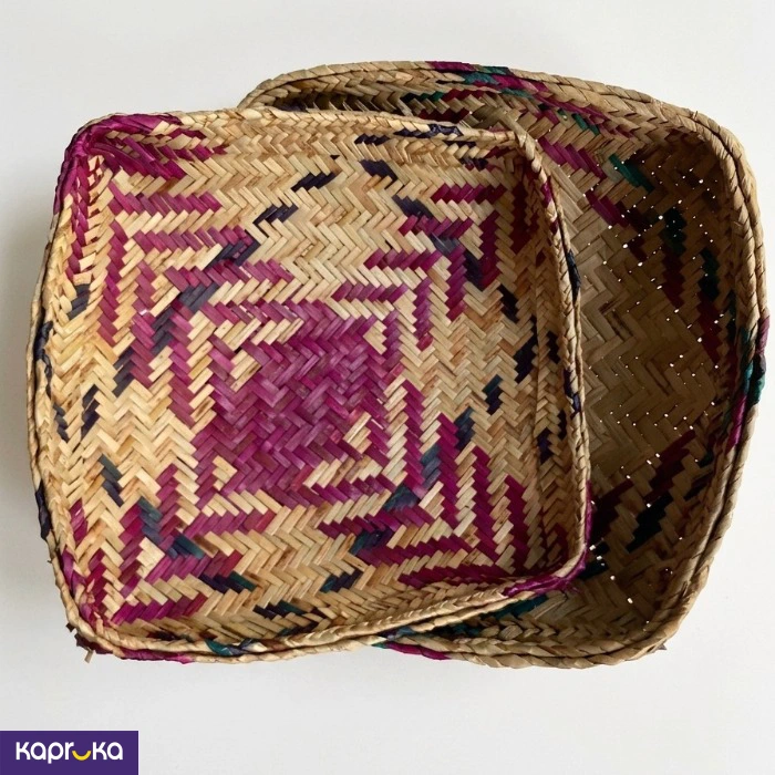 Pan Wattiya Reed Basket