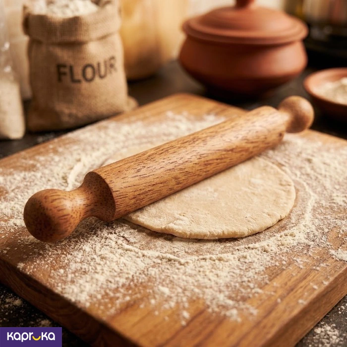 Coconut Wood Rolling Pin Handmade Roti And Dough Roller