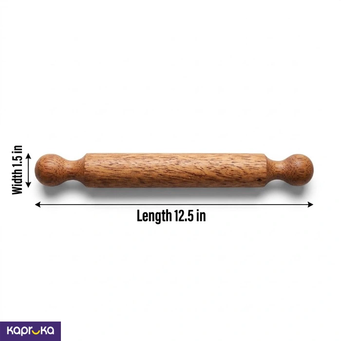 Coconut Wood Rolling Pin Handmade Roti And Dough Roller