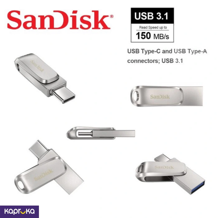 Flash Drive 128gb Sandisk Authentic Product Usb Plus Type C