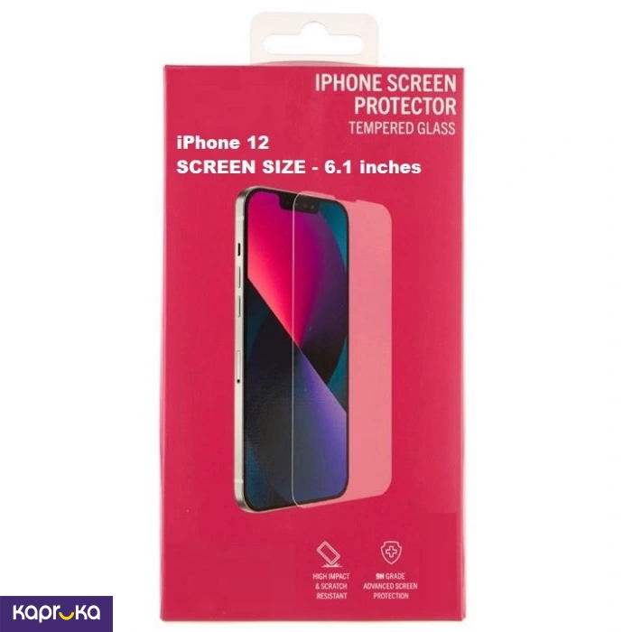 Iphone 12 Screen Protector 9h Tempered Glass High End Quality