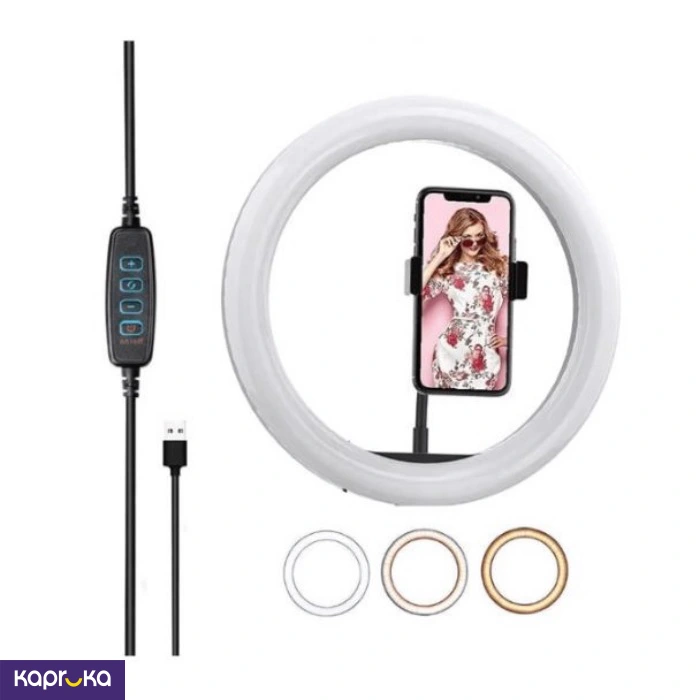 Selfie Rgb Led Ring Light Video Blog Plokama 260 Series