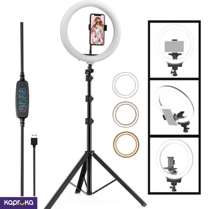 Selfie Rgb Led Ring Light Video Blog Plokama 300 Series