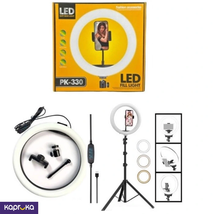 Selfie Rgb Led Ring Light Video Blog Plokama 330 Series