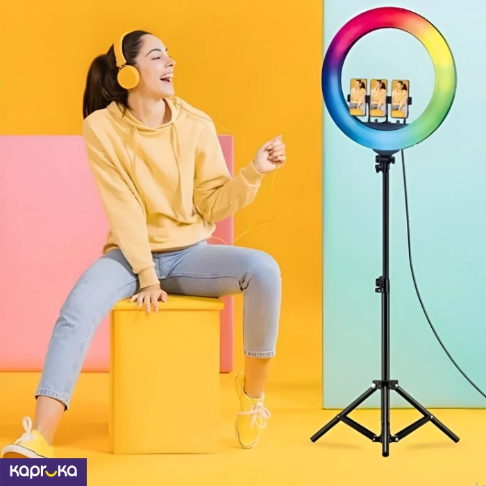 Plokama Studio Ring Light Professional Photo Shoot Live R56 Pro