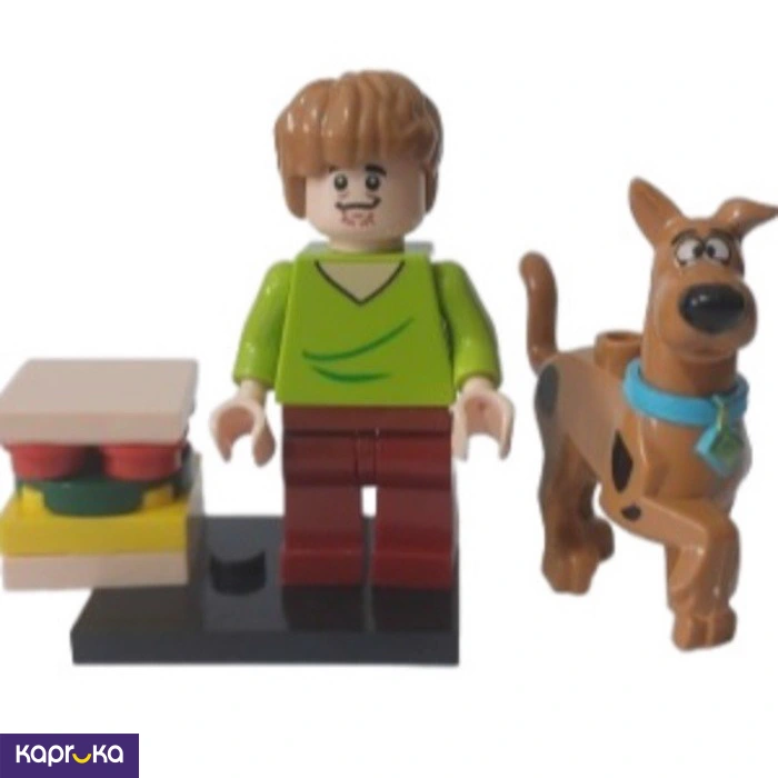 Scooby Doo With Shaggy And Sandwhich Assembled Minifigure