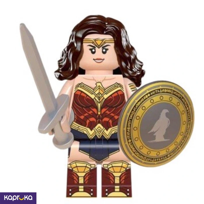 Wonder Woman Assembled Lego Type Minifigure