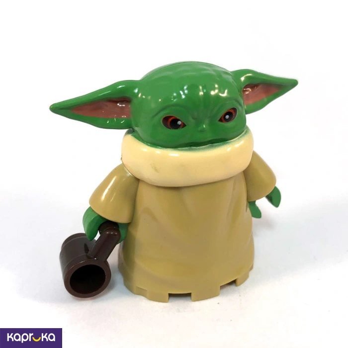 Baby Yoda Grogu With A Cup Lego Type Minifigure