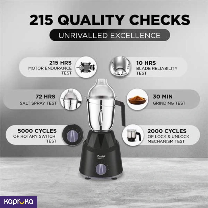 Preethi Mixer Grinder Galaxy Plus 750 Watt Mg250