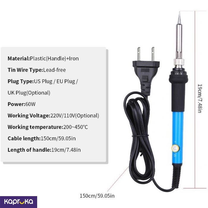 Soldering Iron Kit Circuit And Component 60w Electric