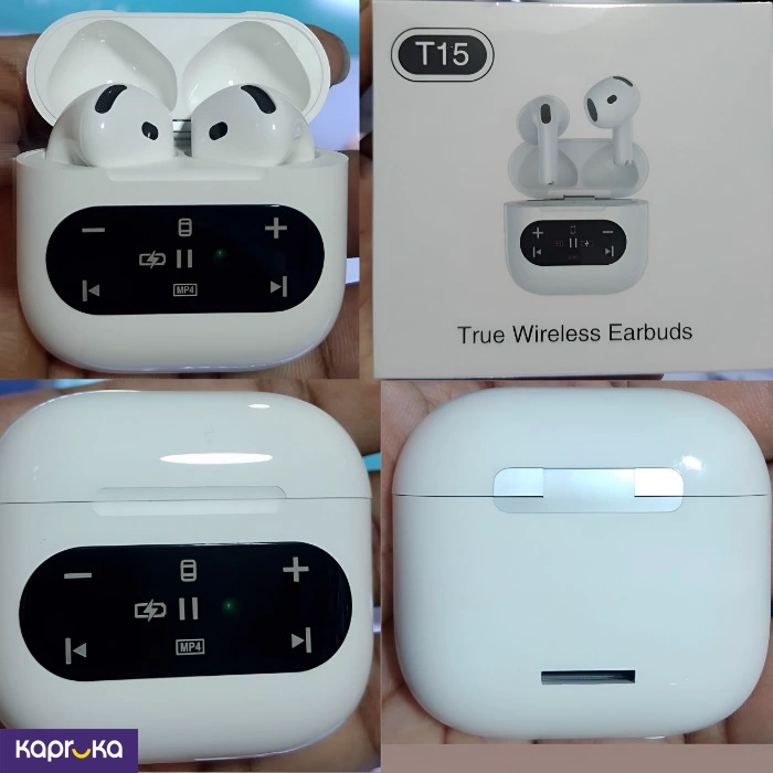 Digital Wireless Earbud Sd Card Support Touch Control