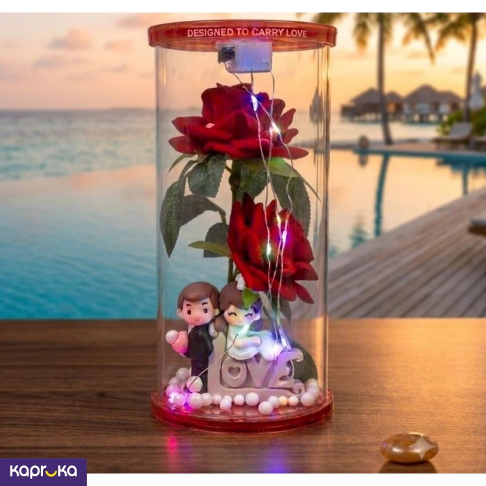 Ornament The Love Story Loving Partner Led Crystal Lightning