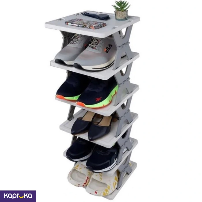 Shoe Rack Foldable Including 06 Compartment Luxury Home Needs