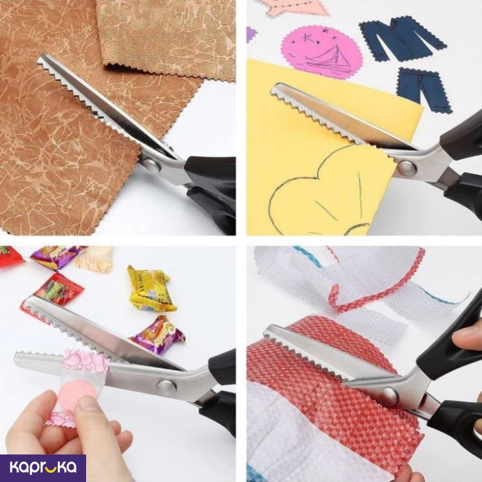 Zig Zag Scissor Fabric Plus Paper Craft Unique Item Imported