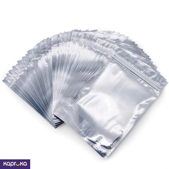 Silver Ziplock Bags 100pcs