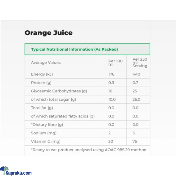 Juice / Drinks ef_pc_groc0v2032p00010 in Sri Lanka