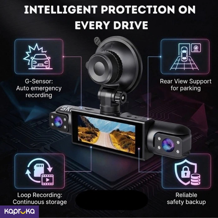 4 Channel Wifi Car Dvr Dash Camera