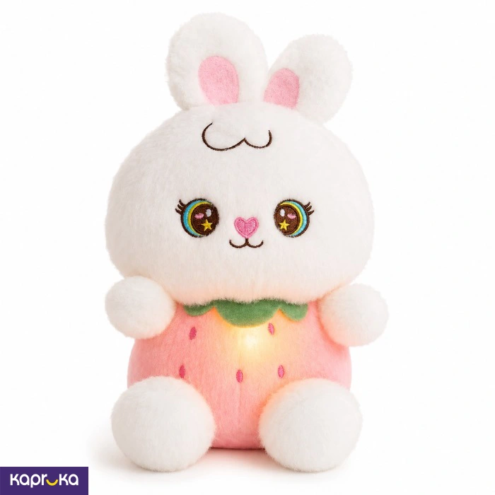 Breathing Bunny Plush Toy With Soft Light And Music 34cm For Bunny Lovers