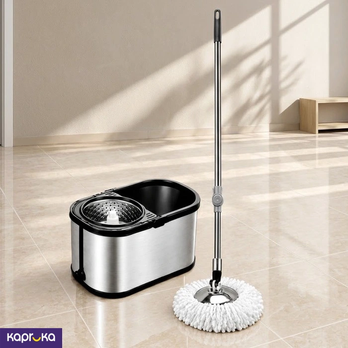 Stainless Steel Spin Mop 3474
