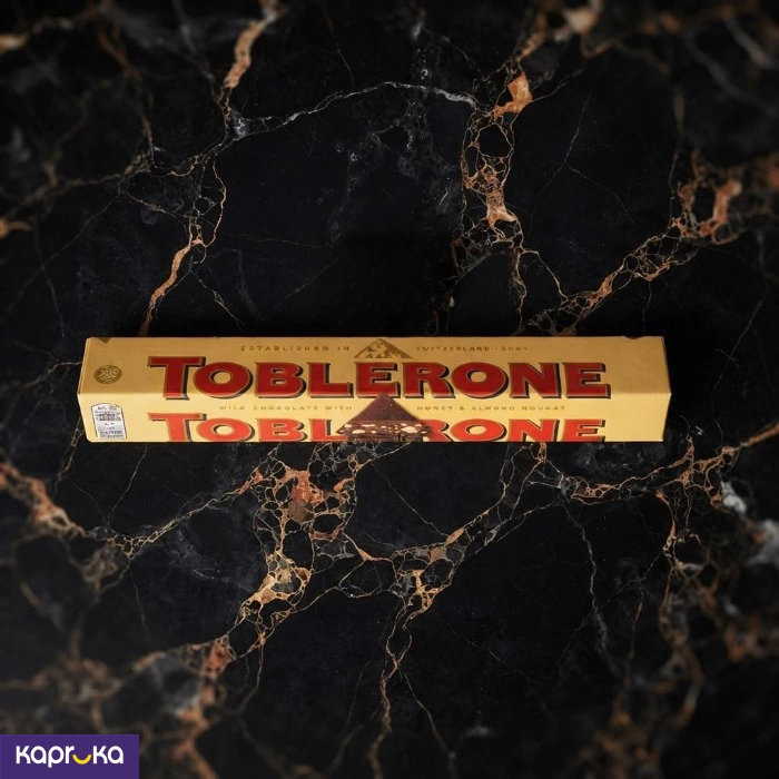 Toblerone Milk Chocolate Bar With Honey And Almond Nougat