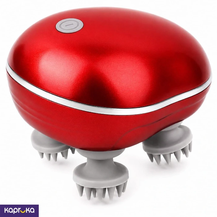 Electric Scalp Massager Portable Rechargeable Head Massager With 96 Massage Nodes Waterproof